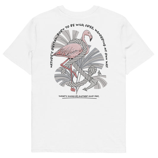 ANCHOR & CREW Flamingo Another Good Day Organic Cotton T-Shirt