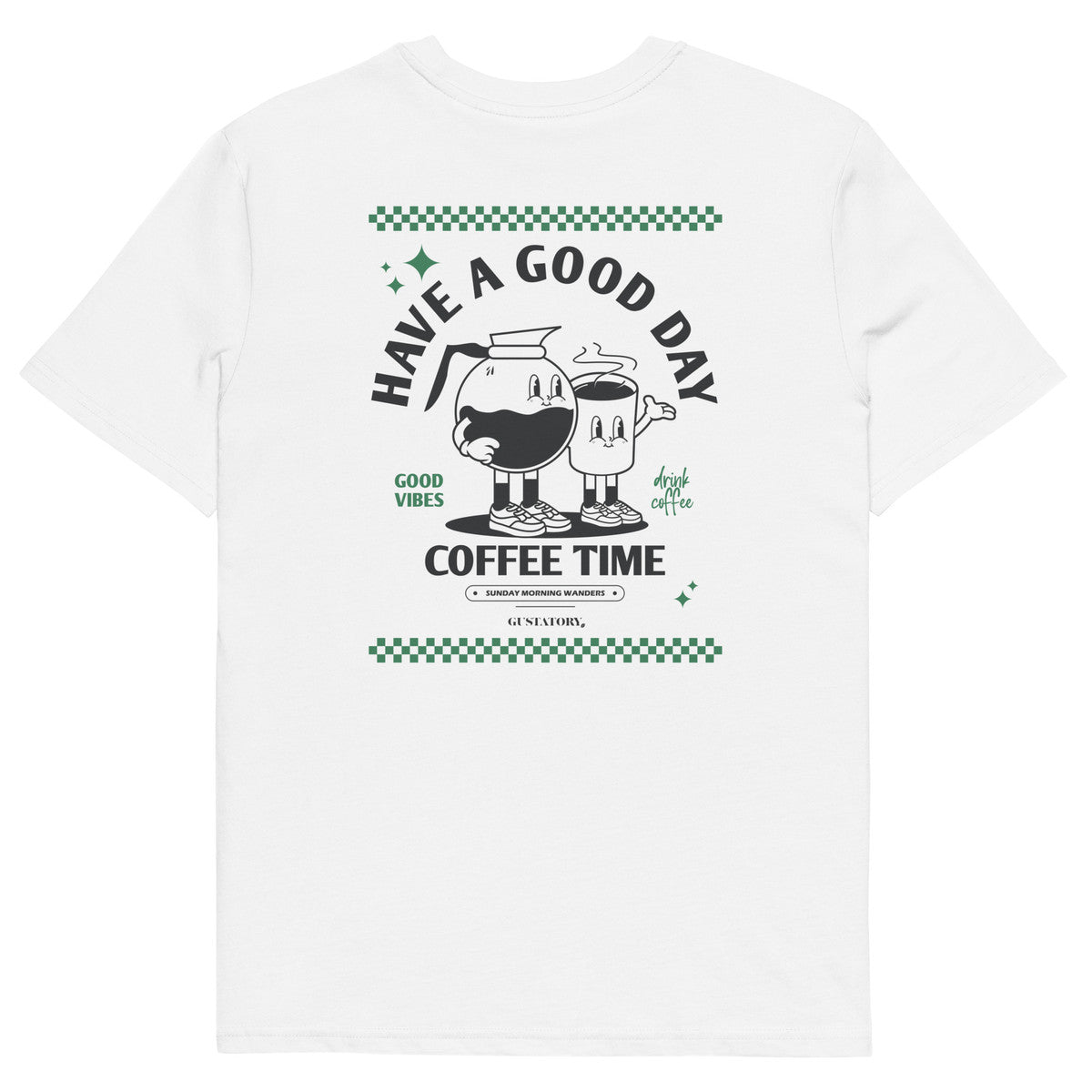ANCHOR & CREW x GUSTATORY Have A Good Day Organic Cotton Embroidered T-Shirt