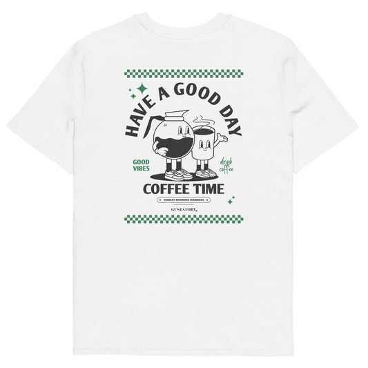 ANCHOR & CREW x GUSTATORY Have A Good Day Organic Cotton Embroidered T-Shirt
