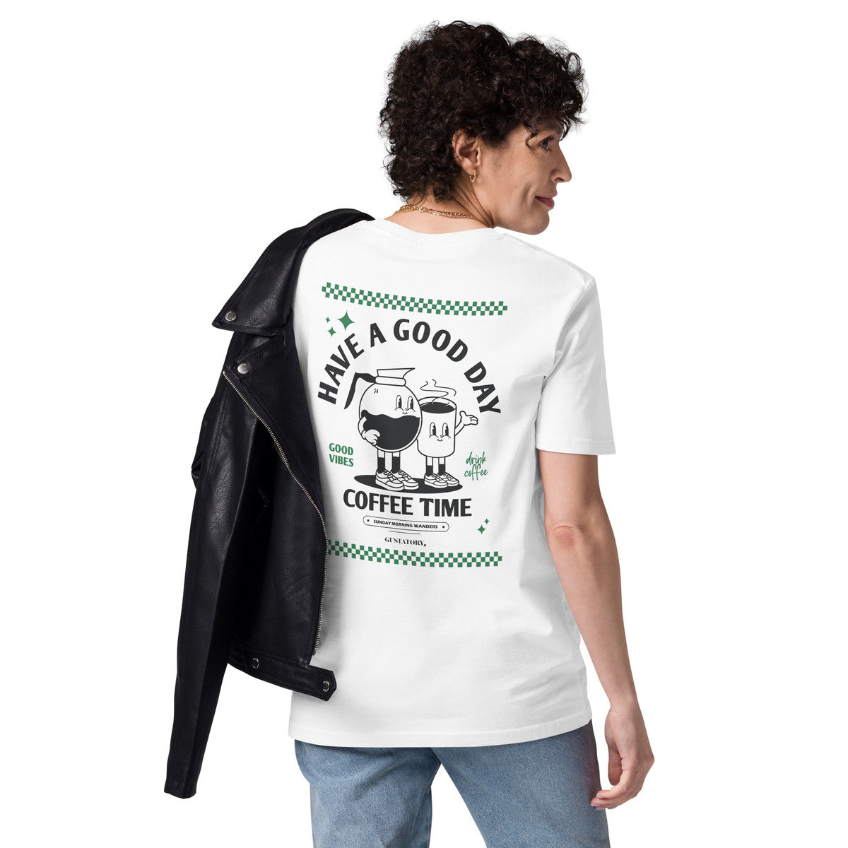ANCHOR & CREW x GUSTATORY Have A Good Day Organic Cotton Embroidered T-Shirt