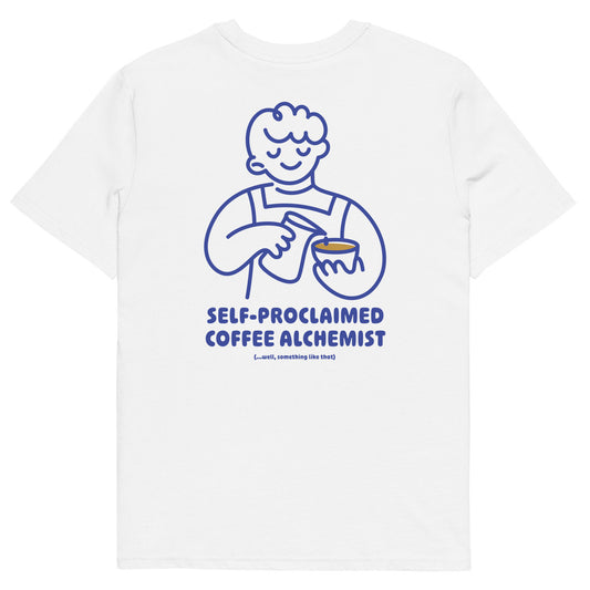 ANCHOR & CREW x GUSTATORY Coffee Alchemist Organic Cotton Embroidered T-Shirt