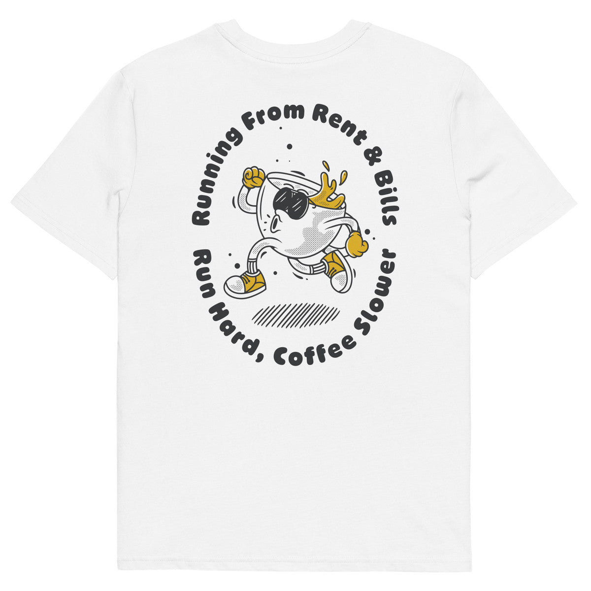 ANCHOR & CREW x GUSTATORY Coffee Over Bills Organic Cotton Embroidered T-Shirt 