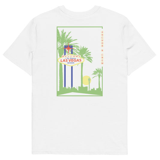 ANCHOR & CREW Las Vegas Landmark Organic Cotton T-Shirt