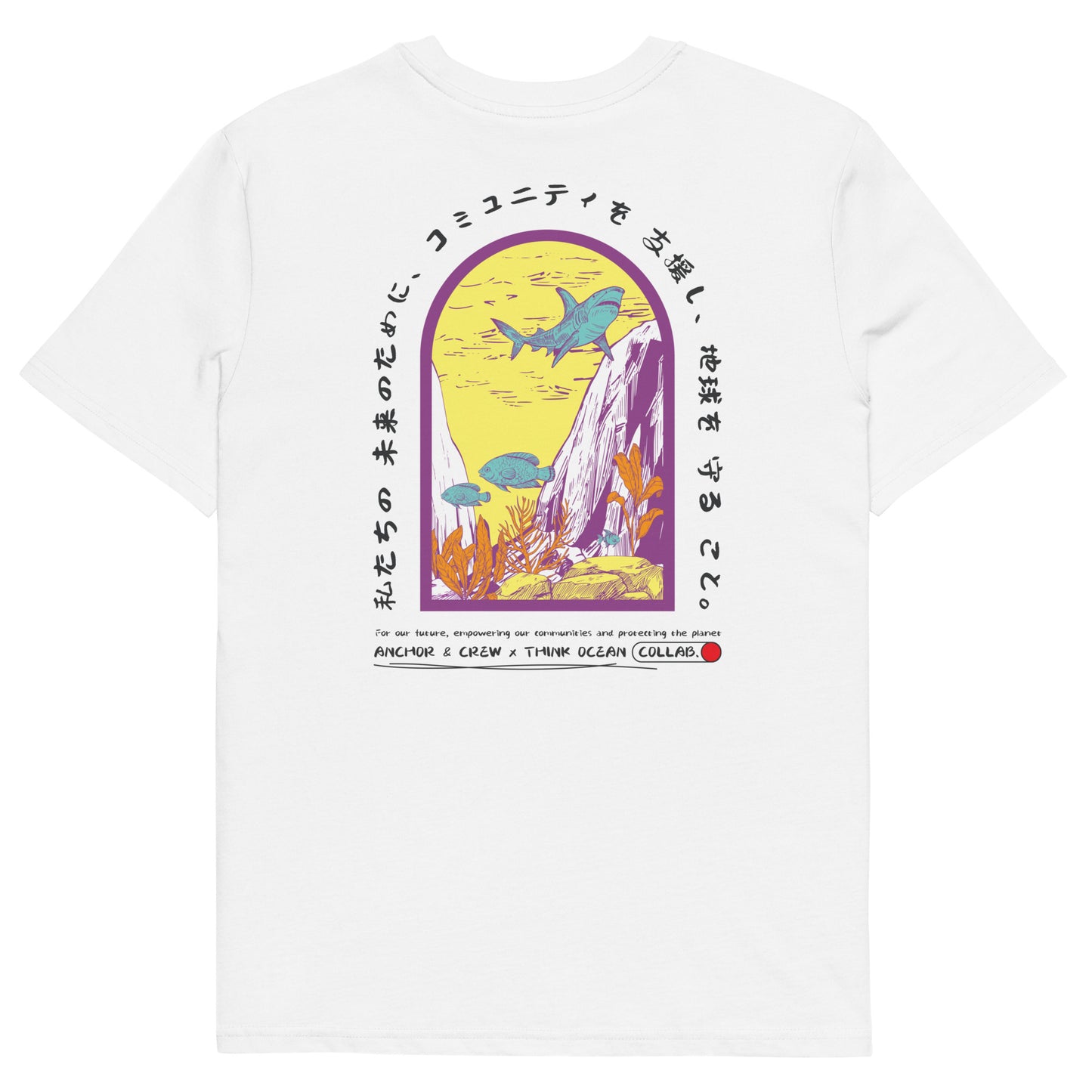 Think Ocean 07 Japan Gurafiku Organic Cotton T-Shirt