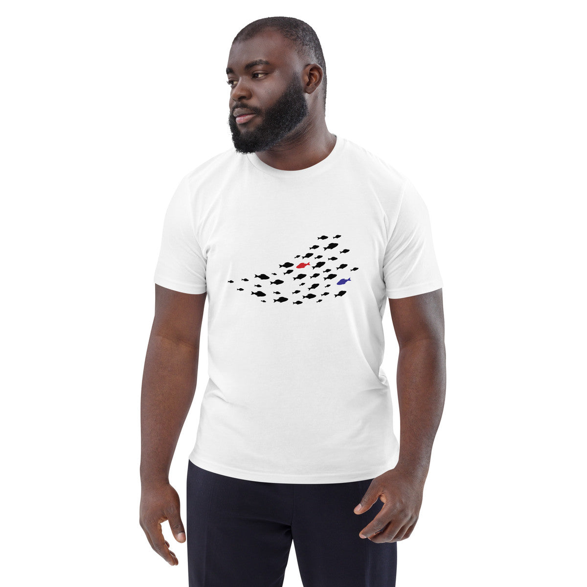 ANCHOR & CREW Fish Wheres William Going? Organic Cotton T-Shirt