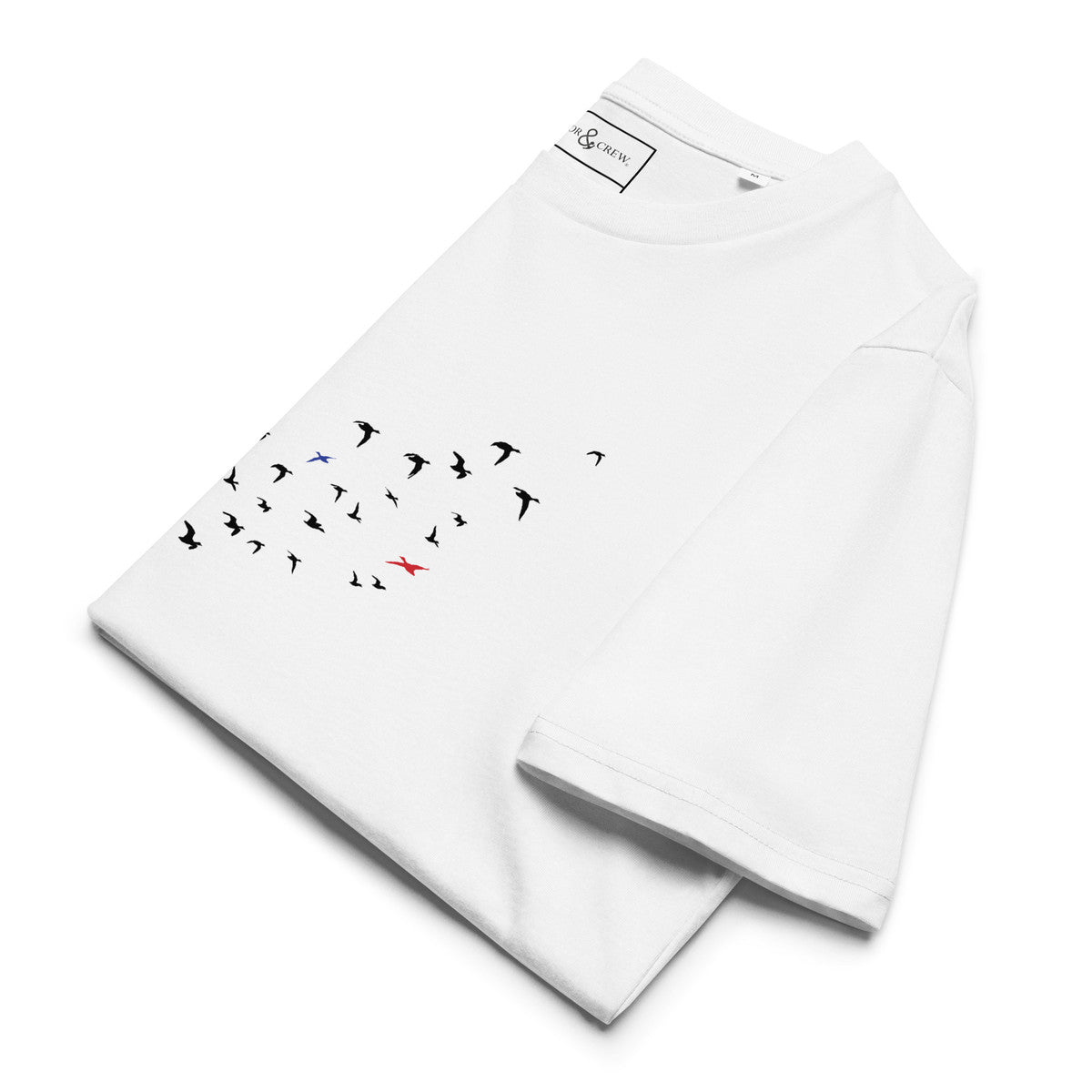 ANCHOR & CREW Birds Wheres William Going? Organic Cotton T-Shirt