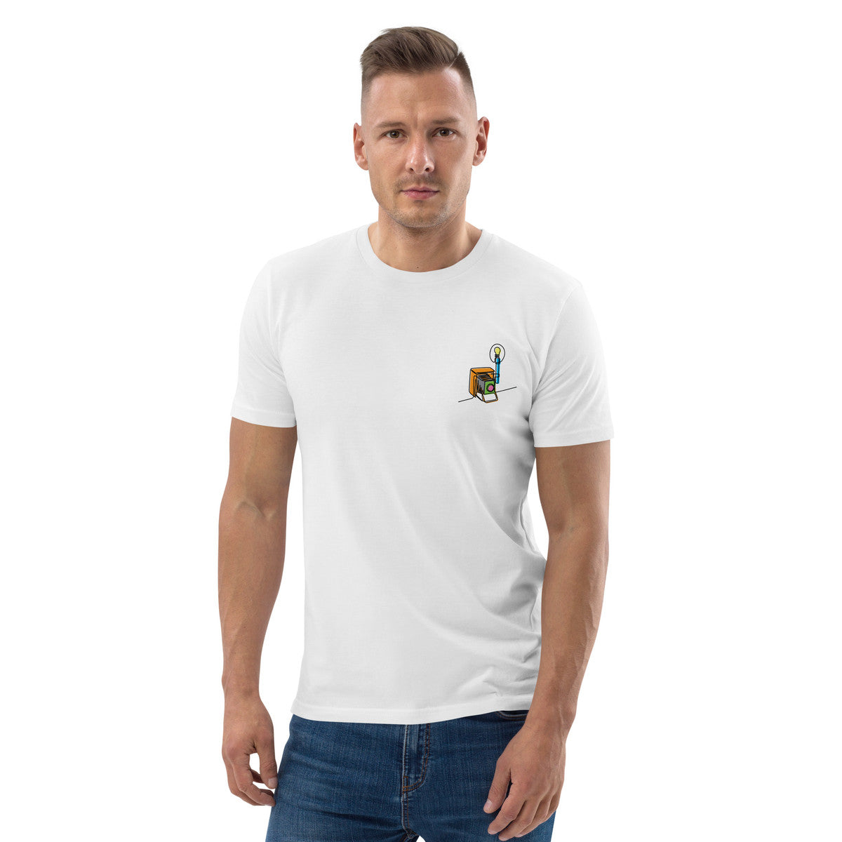 ANCHOR & CREW Camera Digital Time x Analogue Kind Organic Cotton T-Shirt