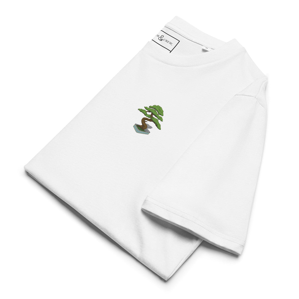 ANCHOR & CREW Bonsai Garden Dystopia Organic Cotton Embroidered T-Shirt