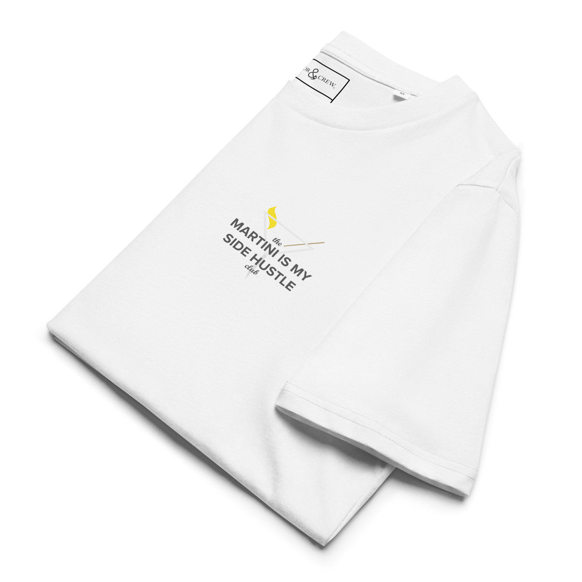 ANCHOR & CREW Martini Is My Side Hustle Club Organic Cotton T-Shirt