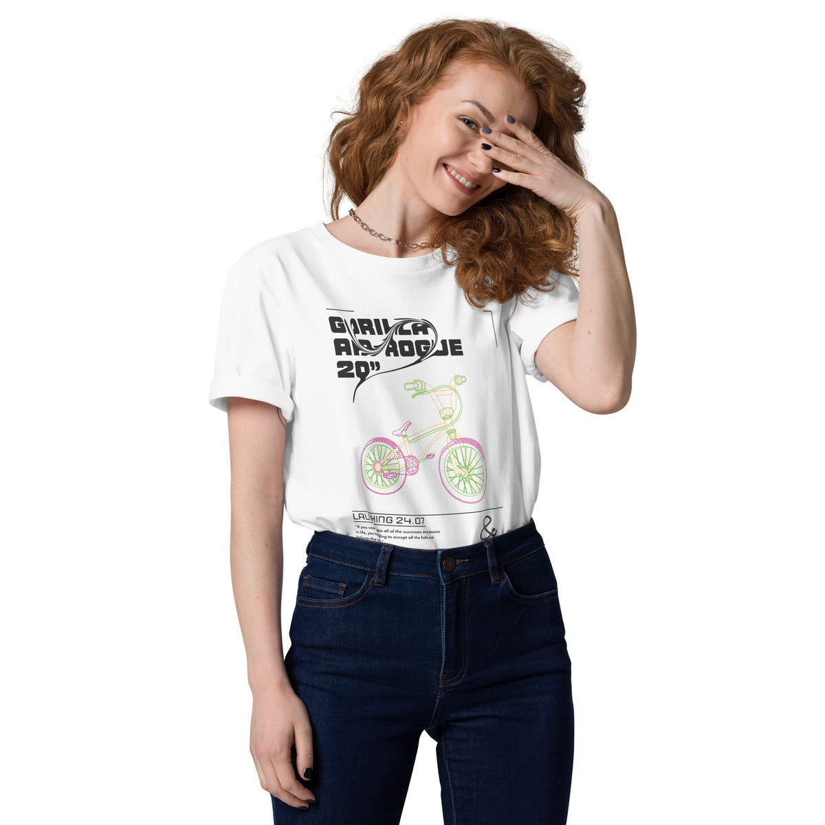 ANCHOR & CREW Gorilla Air-Rogue Bike Archives Organic Cotton T-Shirt