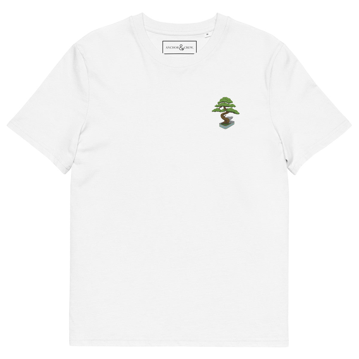 ANCHOR & CREW Bonsai Garden Dystopia Organic Cotton Embroidered T-Shirt