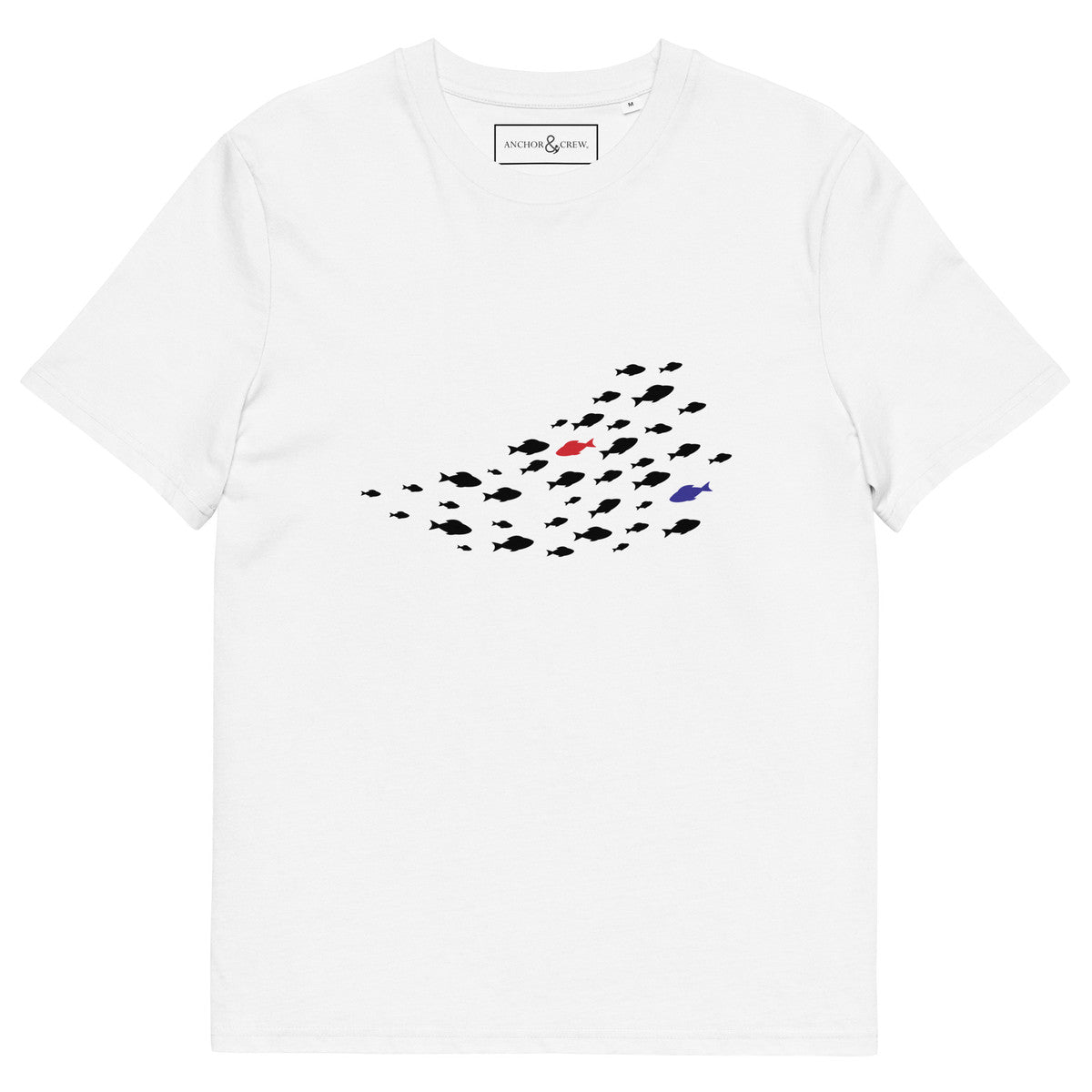 ANCHOR & CREW Fish Wheres William Going? Organic Cotton T-Shirt