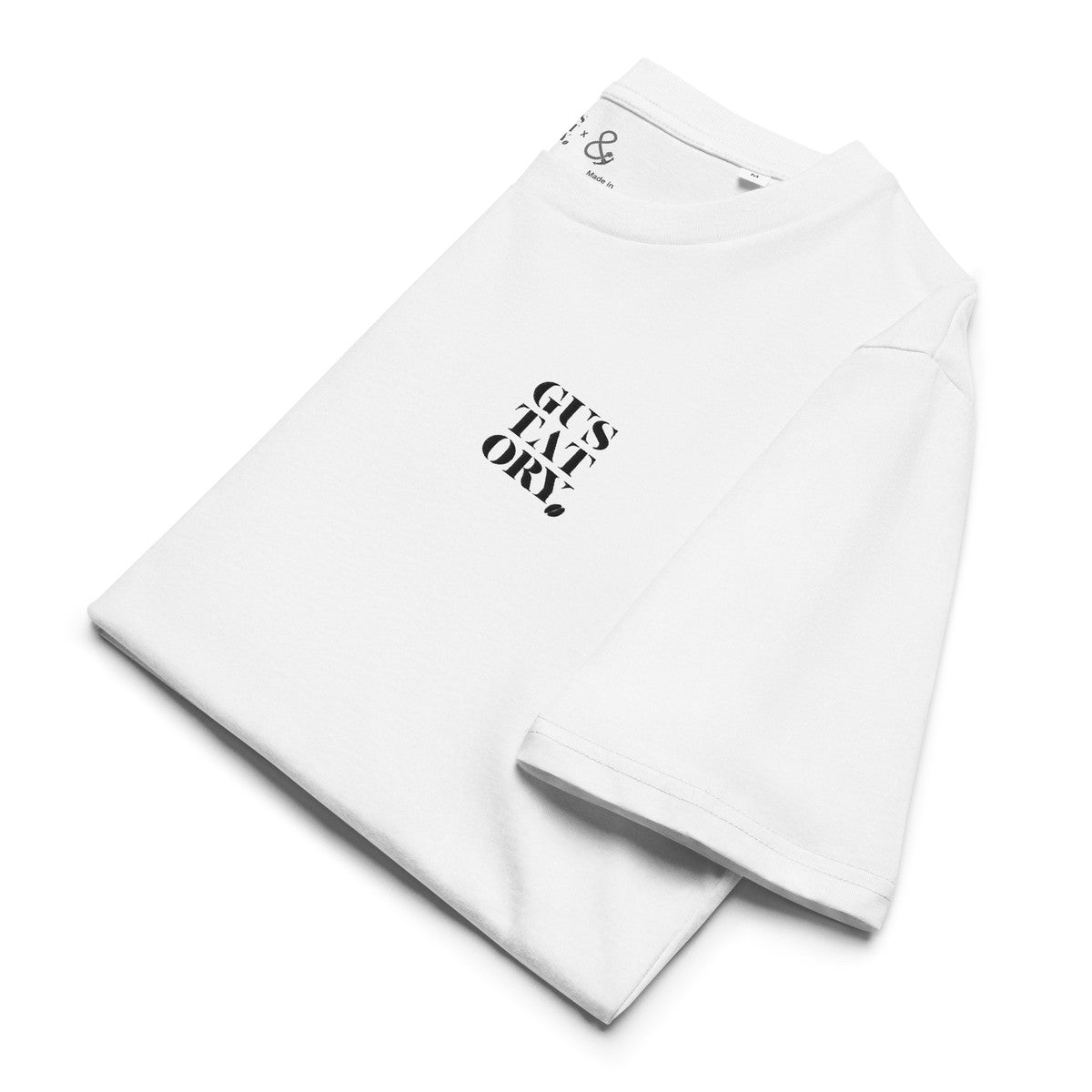 ANCHOR & CREW x GUSTATORY Edinburgh Coffee Scene Organic Cotton Embroidered T-Shirt