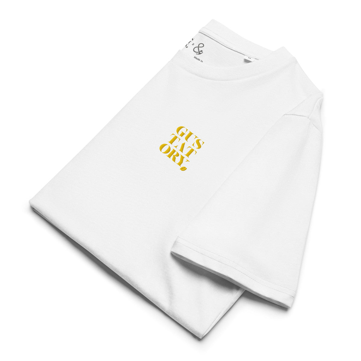 ANCHOR & CREW x GUSTATORY Coffee Over Bills Organic Cotton Embroidered T-Shirt 
