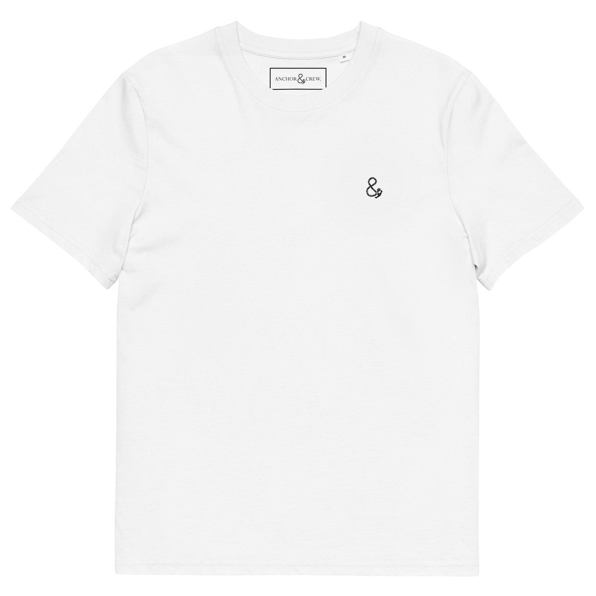ANCHOR & CREW Ampersand Signature Organic Cotton Embroidered T-Shirt