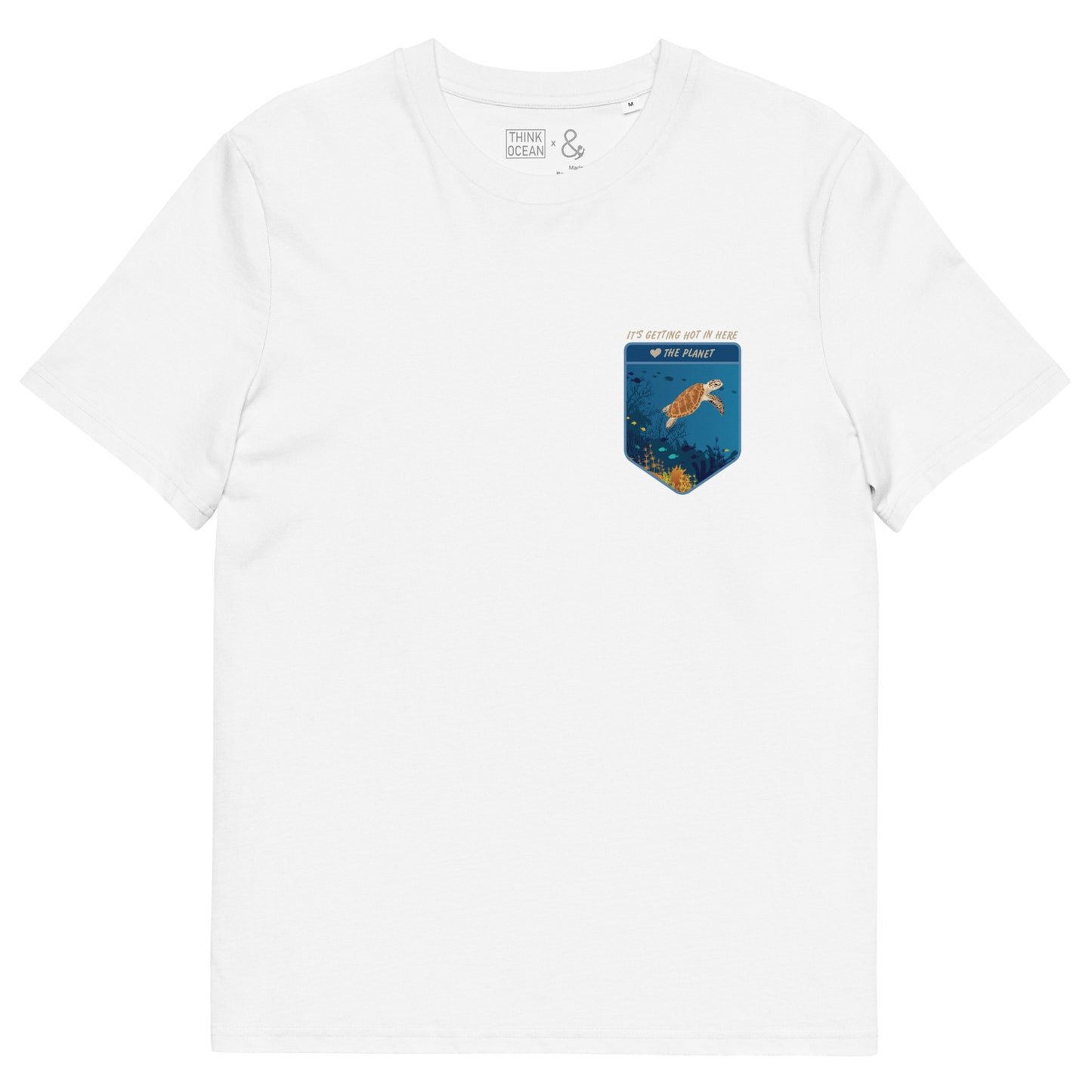 Think Ocean Turtle Love The Planet Organic Cotton T-Shirt