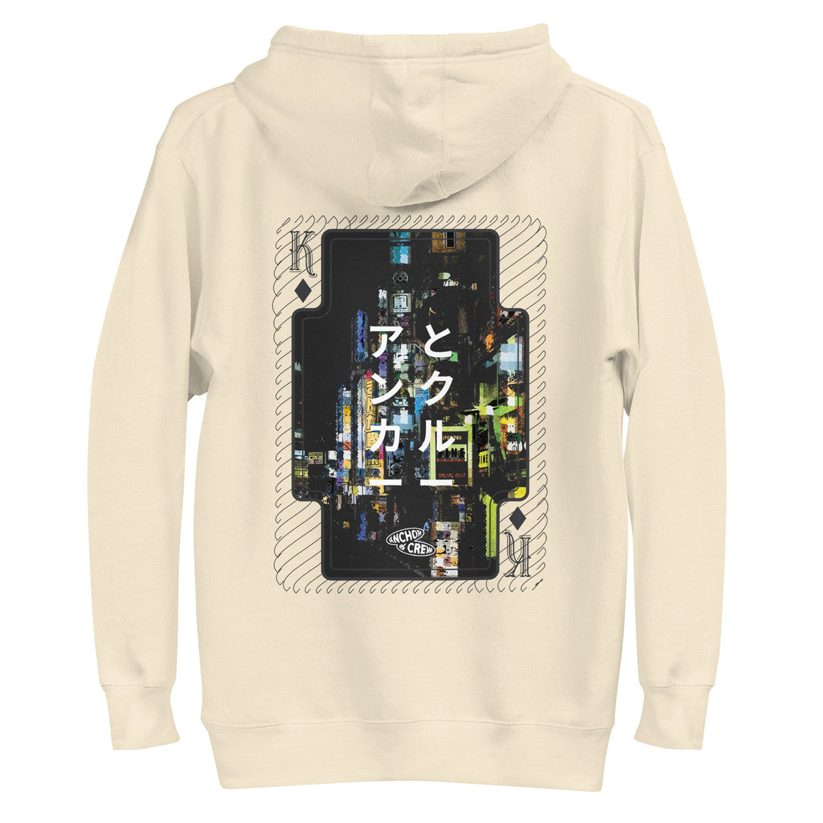 ANCHOR & CREW 02 Japan Gurafiku Cotton Blend Hoodie