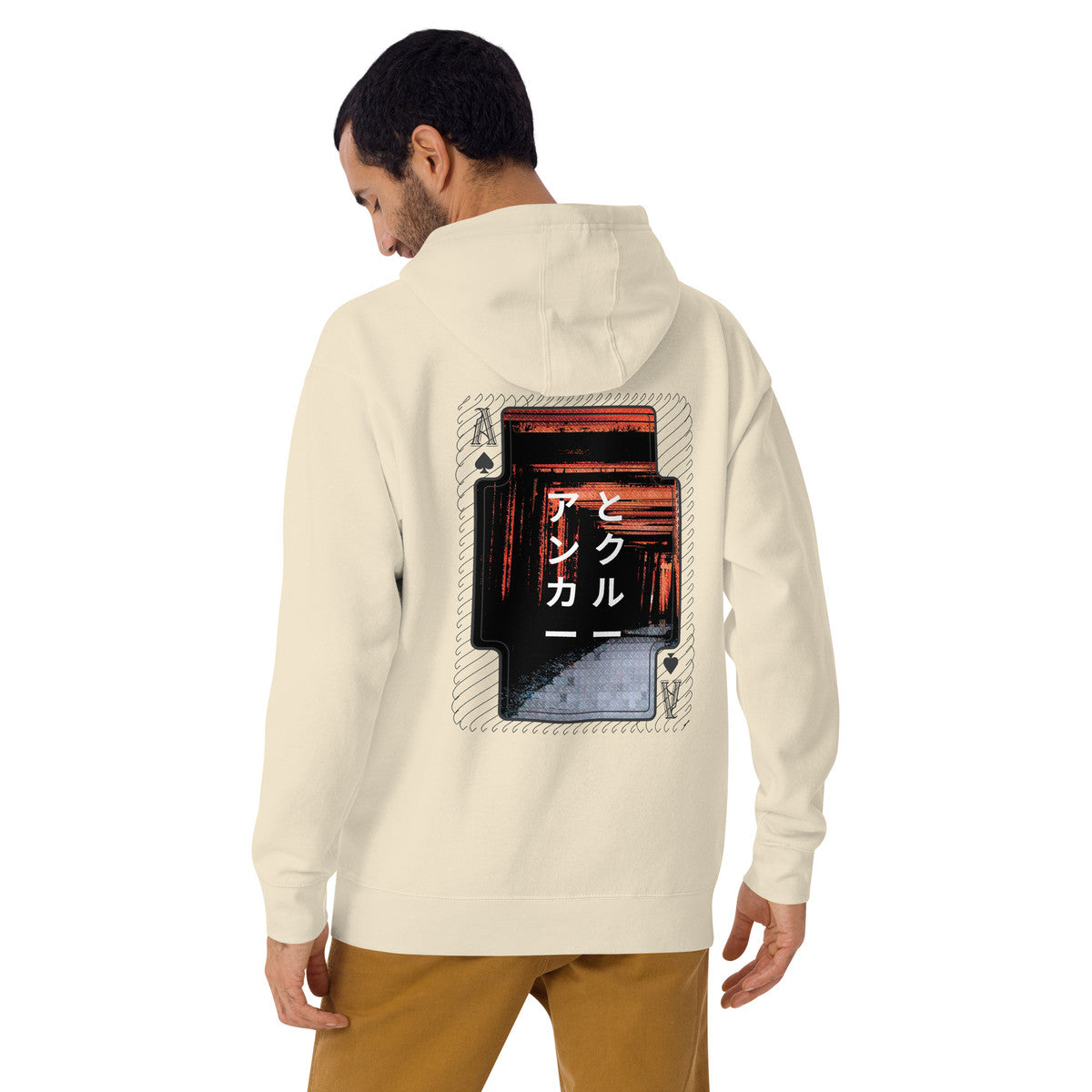 ANCHOR & CREW 04 Japan Gurafiku Cotton Blend Hoodie