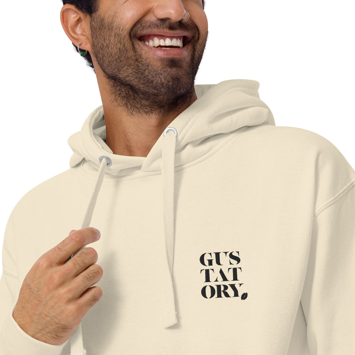ANCHOR & CREW x GUSTATORY Barcelona Coffee Scene Cotton Blend Embroidered Hoodie