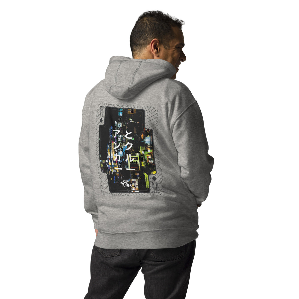 ANCHOR & CREW 02 Japan Gurafiku Cotton Blend Hoodie