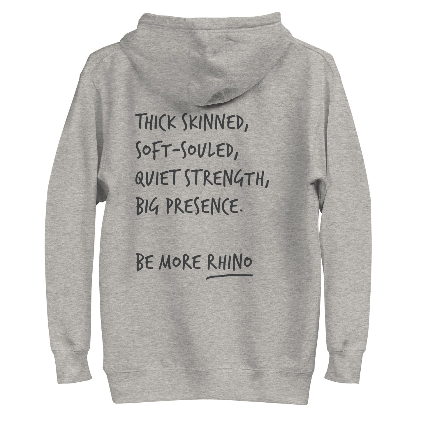 Think Ocean Rhino Aspirations Cotton Blend Embroidered Hoodie