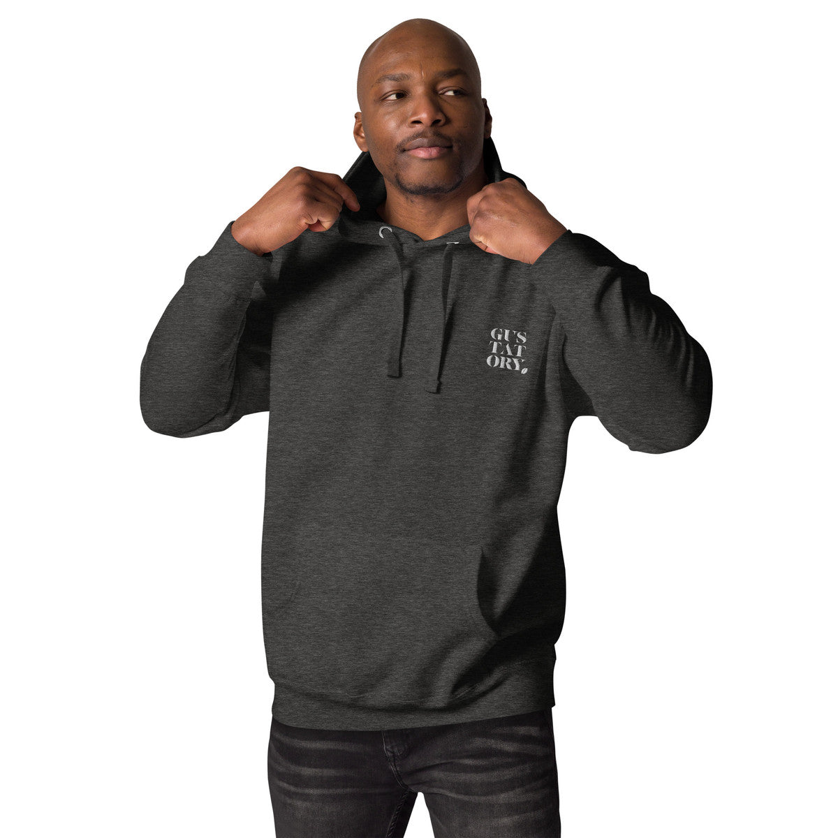 ANCHOR & CREW x GUSTATORY Edinburgh Coffee Scene Cotton Blend Embroidered Hoodie
