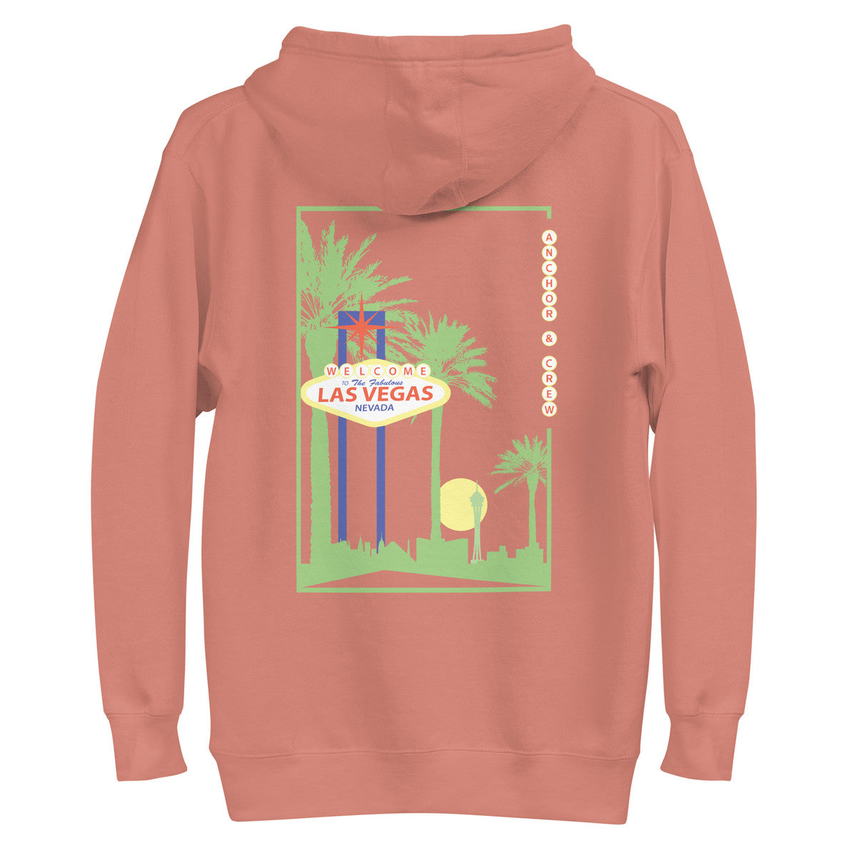 ANCHOR & CREW Las Vegas Landmark Cotton Blend Hoodie