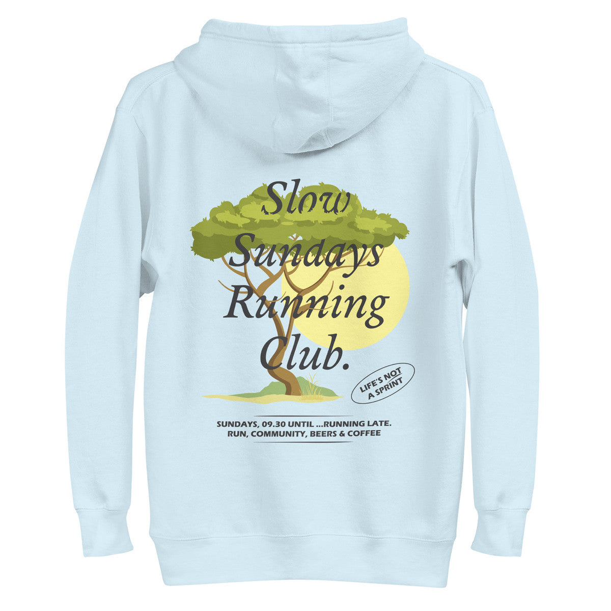 ANCHOR & CREW Savannah Slow Sundays Running Club Cotton Blend Hoodie