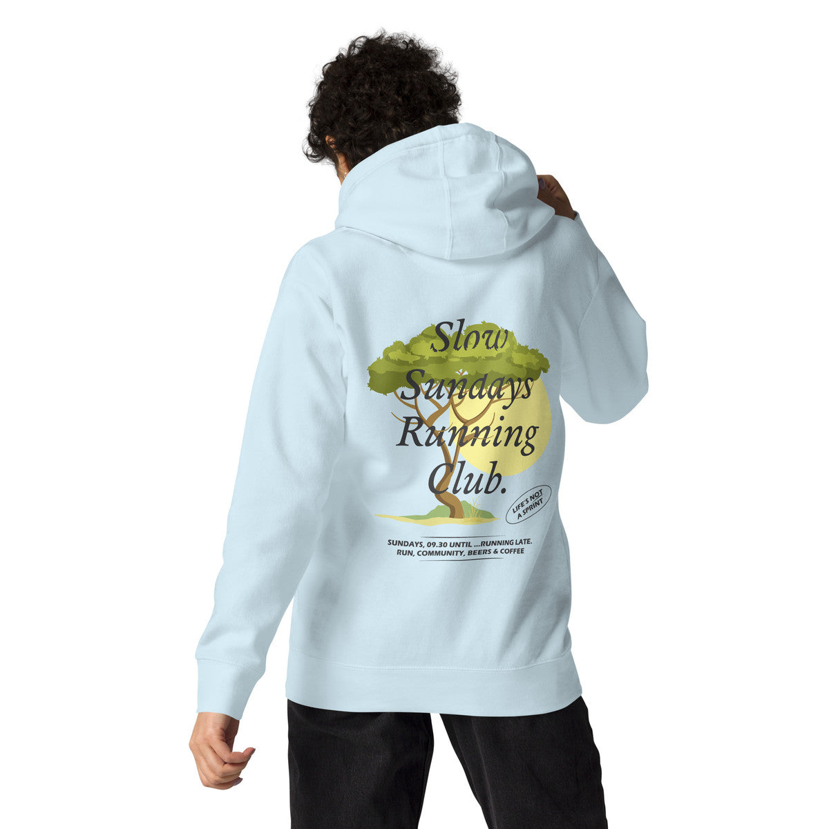 ANCHOR & CREW Savannah Slow Sundays Running Club Cotton Blend Hoodie