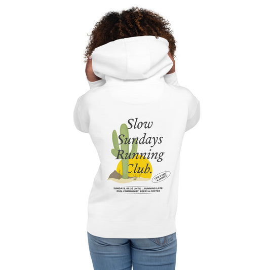 ANCHOR & CREW Cactus Slow Sundays Running Club Cotton Blend Hoodie