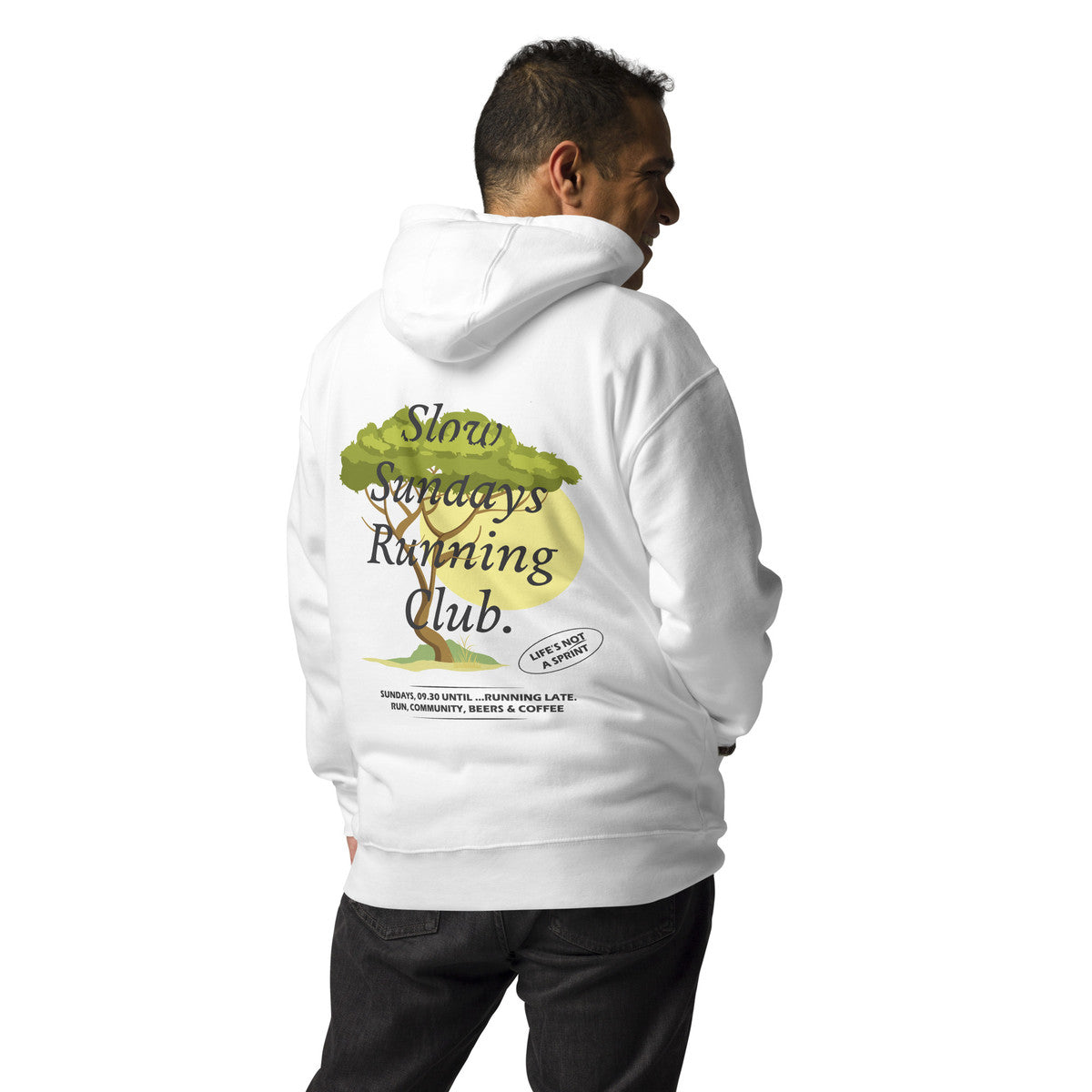 ANCHOR & CREW Savannah Slow Sundays Running Club Cotton Blend Hoodie