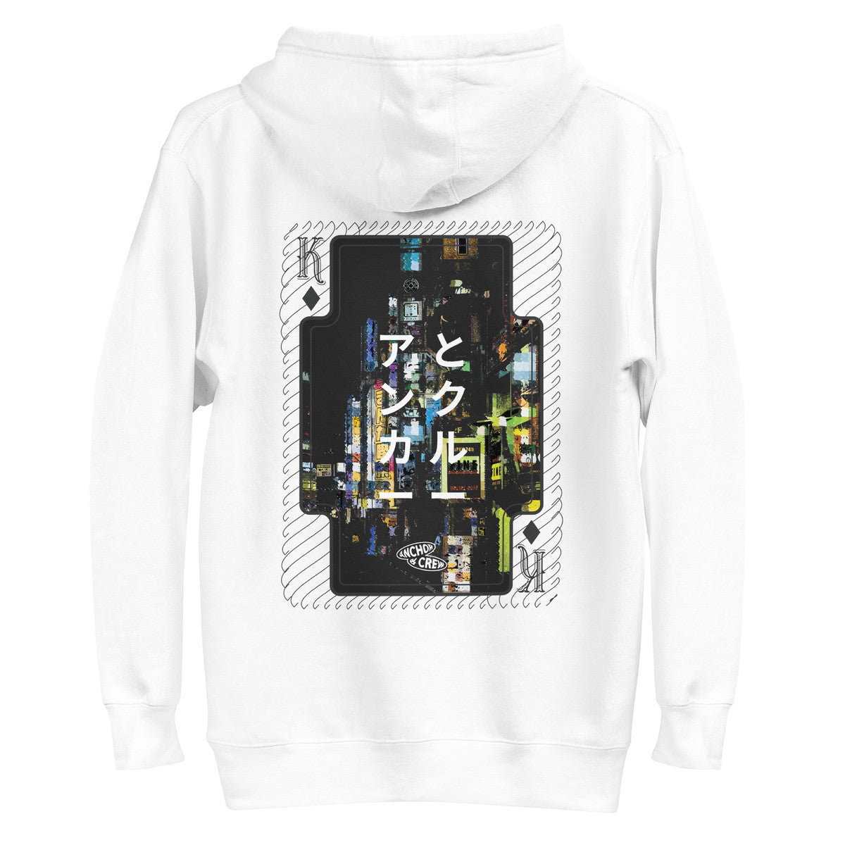 ANCHOR & CREW 02 Japan Gurafiku Cotton Blend Hoodie