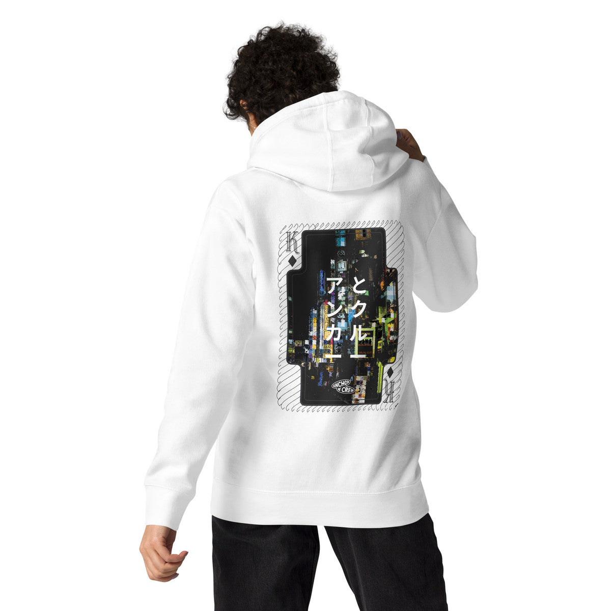 ANCHOR & CREW 02 Japan Gurafiku Cotton Blend Hoodie
