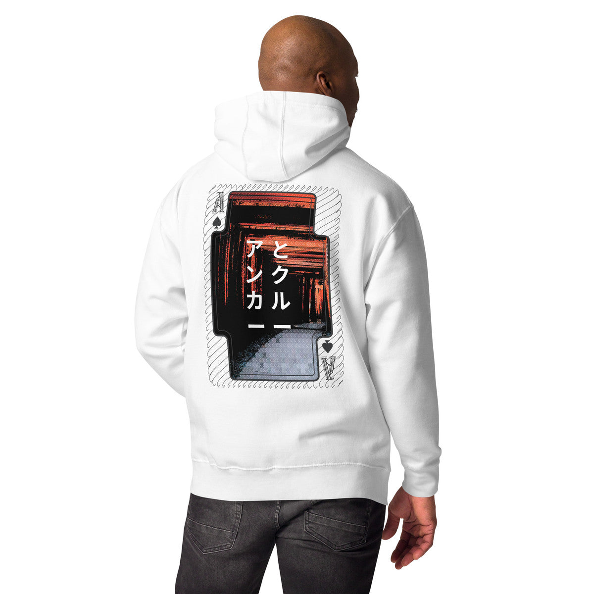 ANCHOR & CREW 04 Japan Gurafiku Cotton Blend Hoodie