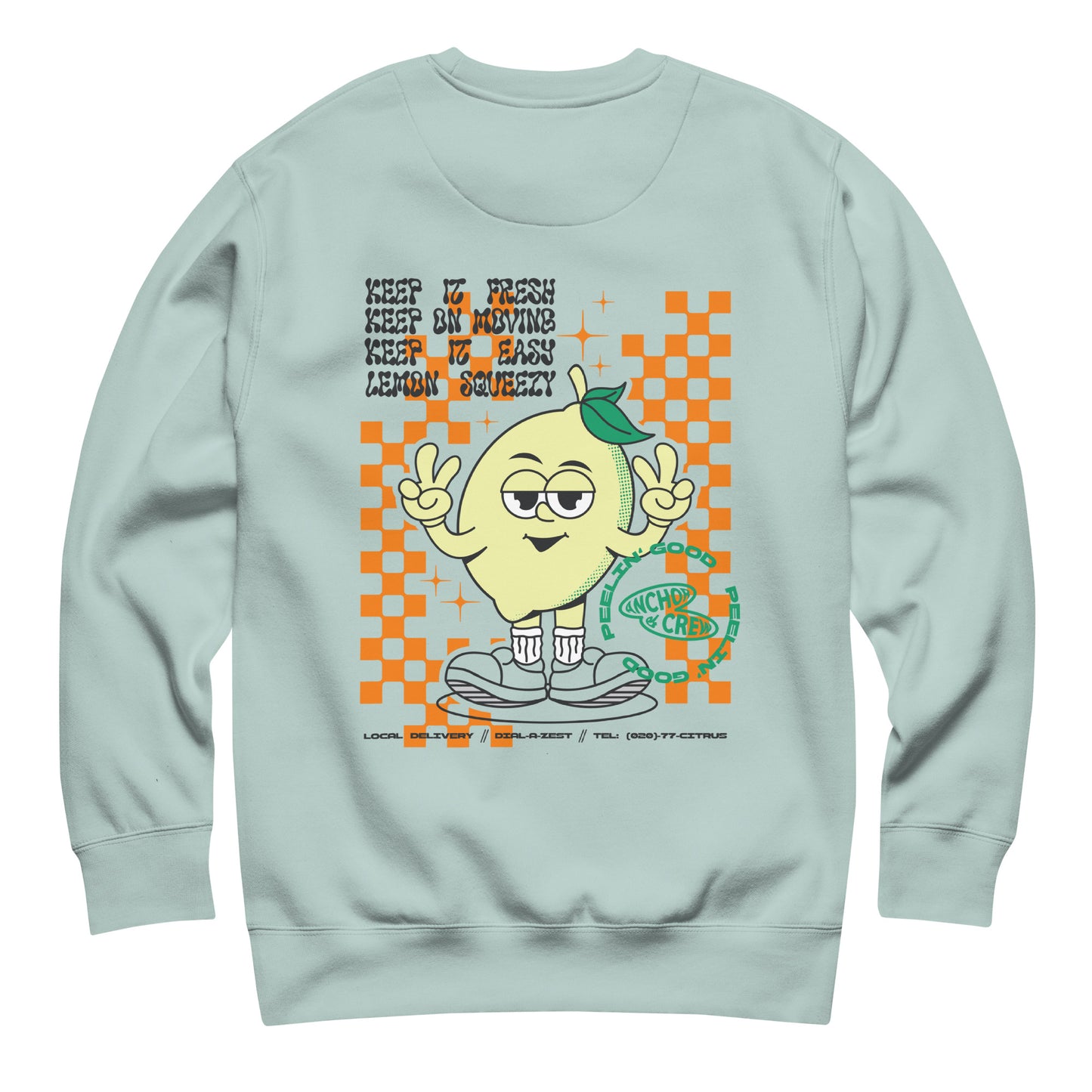 Lemon Fresh Dial-A-Local Organic Cotton Sweatshirt