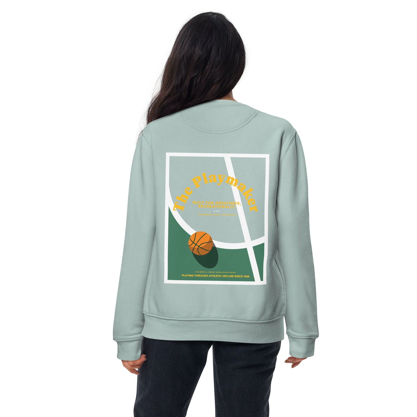 The Playmaker Basketball Club League Organic Cotton Sweatshirt