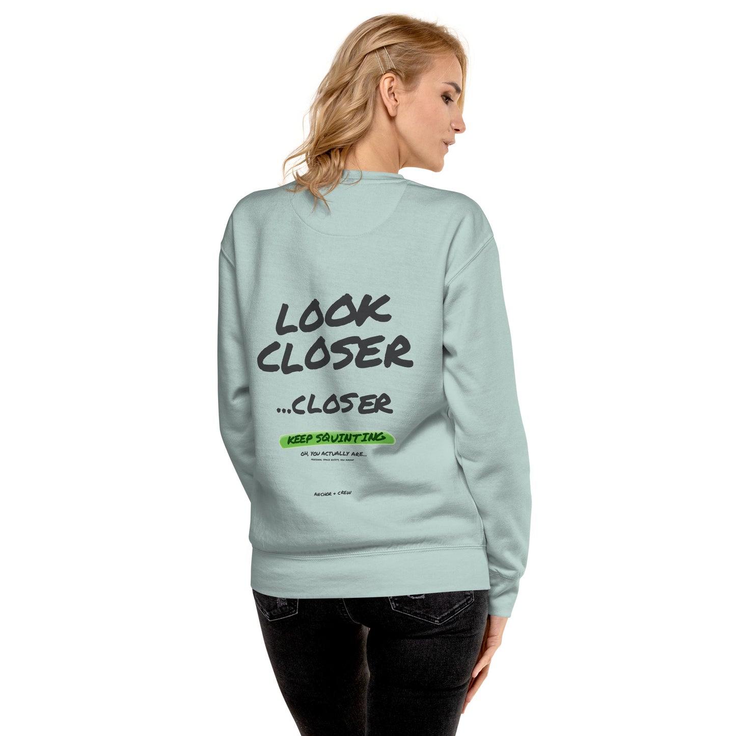 Small Print Annotations Organic Cotton Sweatshirt