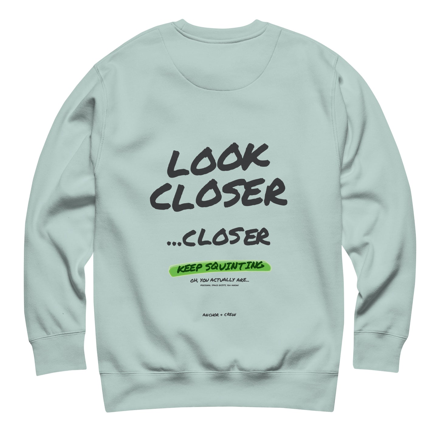 Small Print Annotations Organic Cotton Sweatshirt