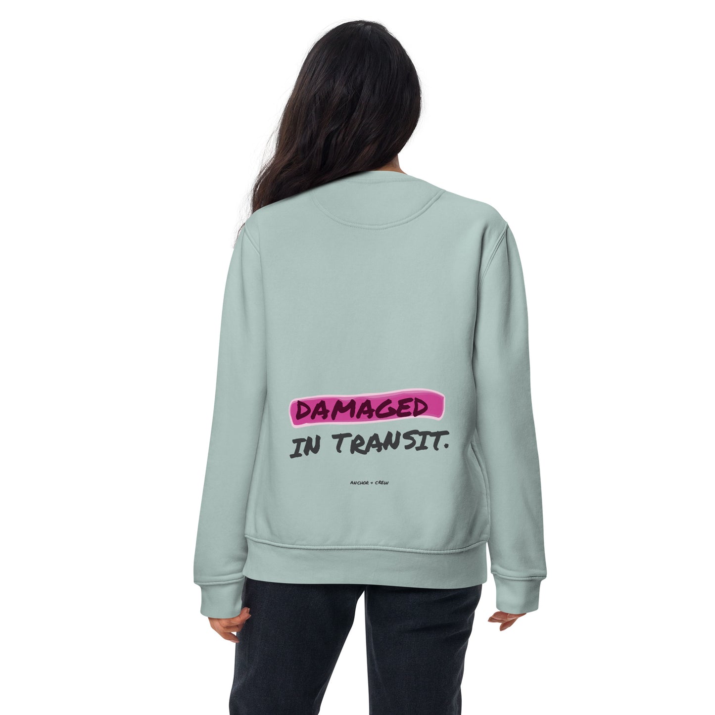 Out For Delivery Annotations Organic Cotton Sweatshirt