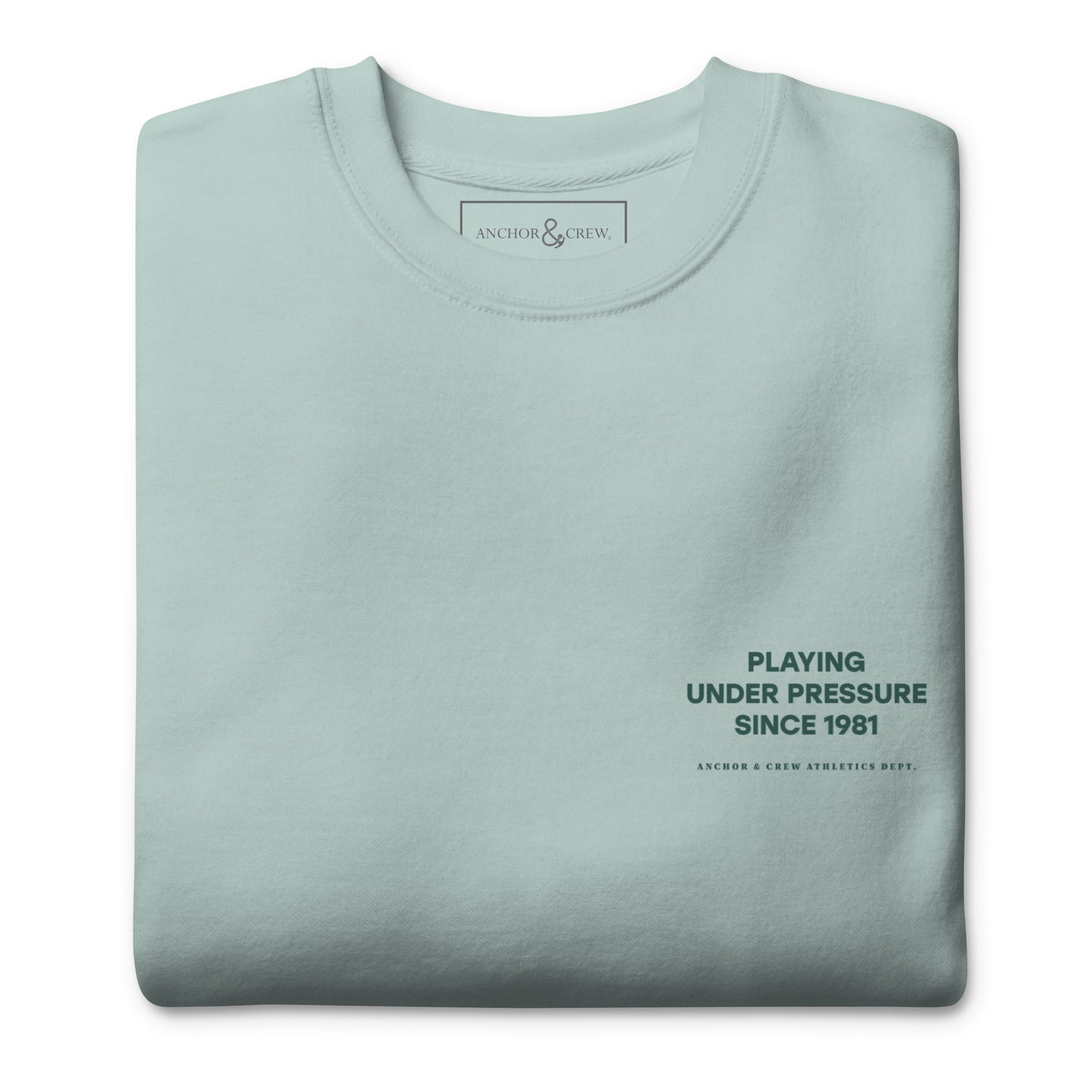 Court Etiquette Tennis Club League Organic Cotton Sweatshirt