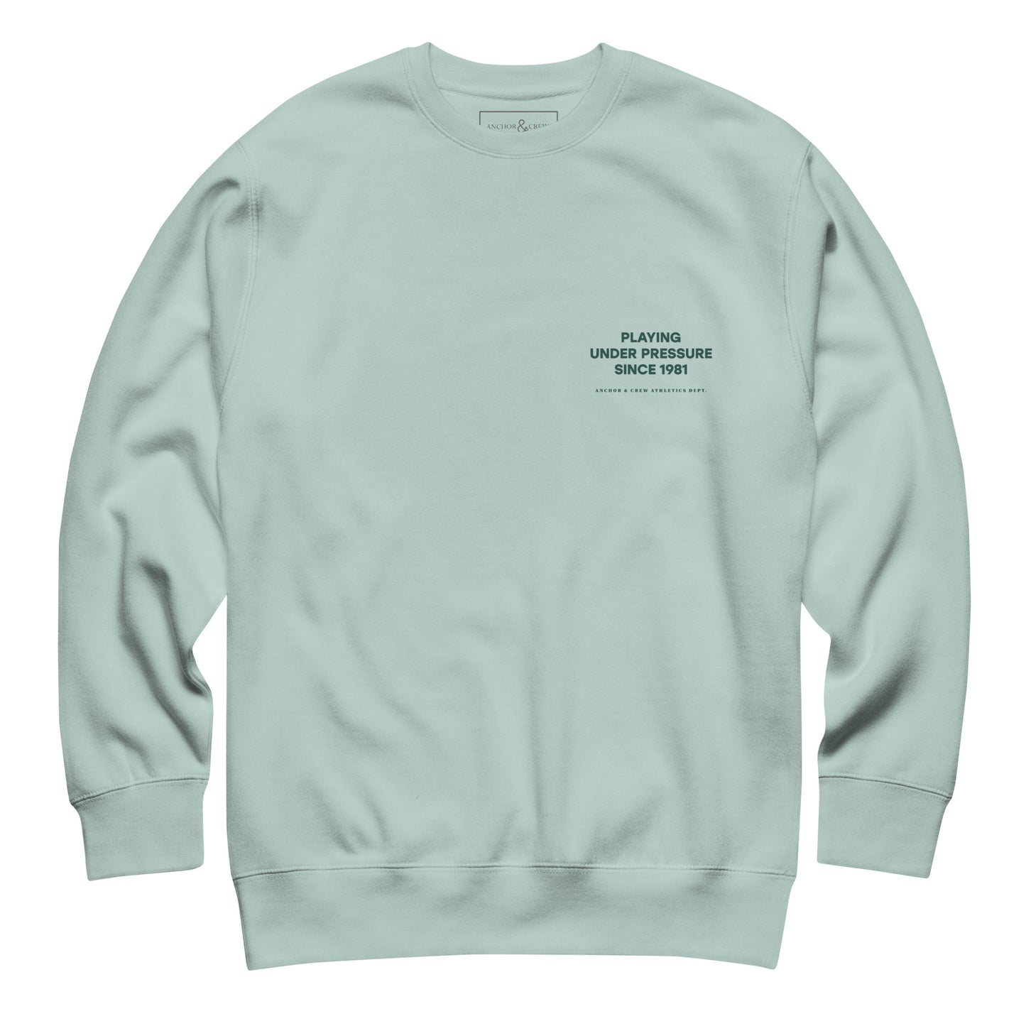 Court Etiquette Tennis Club League Organic Cotton Sweatshirt