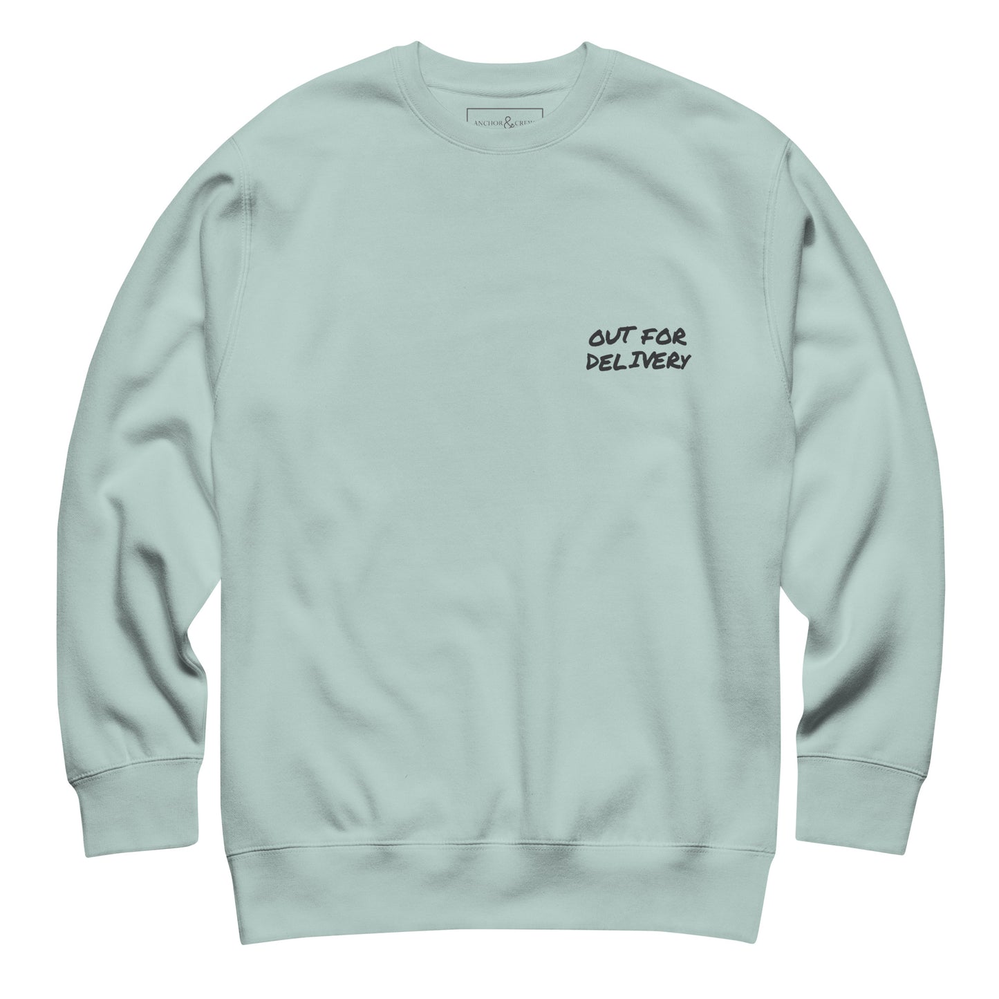Out For Delivery Annotations Organic Cotton Sweatshirt