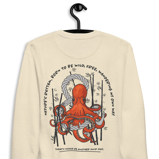 ANCHOR & CREW Octopus Another Good Day Cotton Blend Sweatshirt 