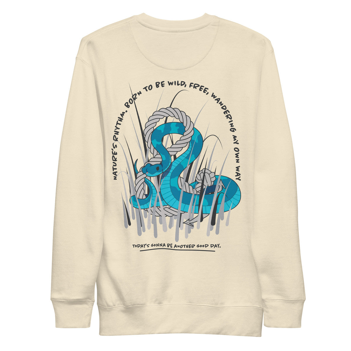 ANCHOR & CREW Snake Another Good Day Cotton Blend Sweatshirt