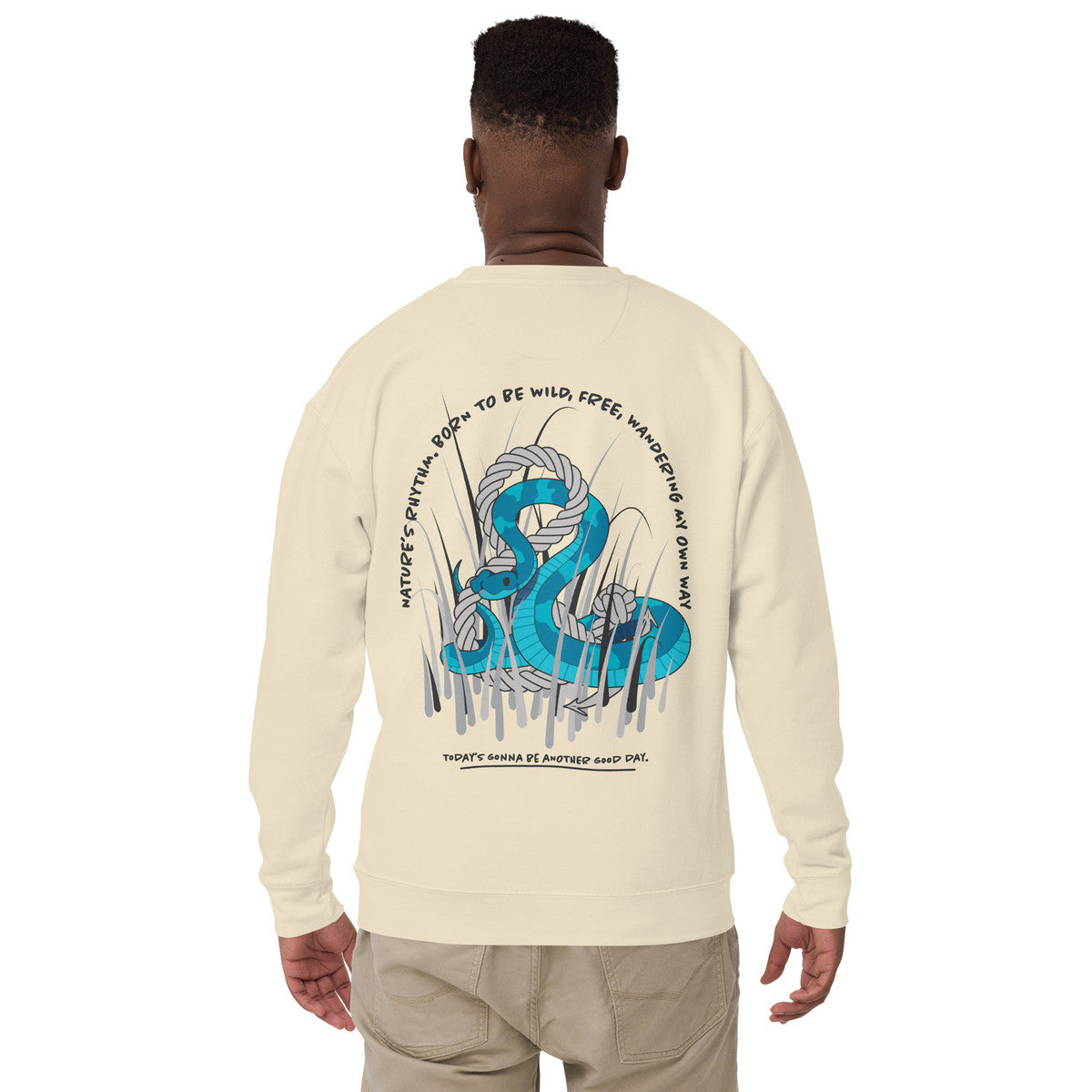 ANCHOR & CREW Snake Another Good Day Cotton Blend Sweatshirt