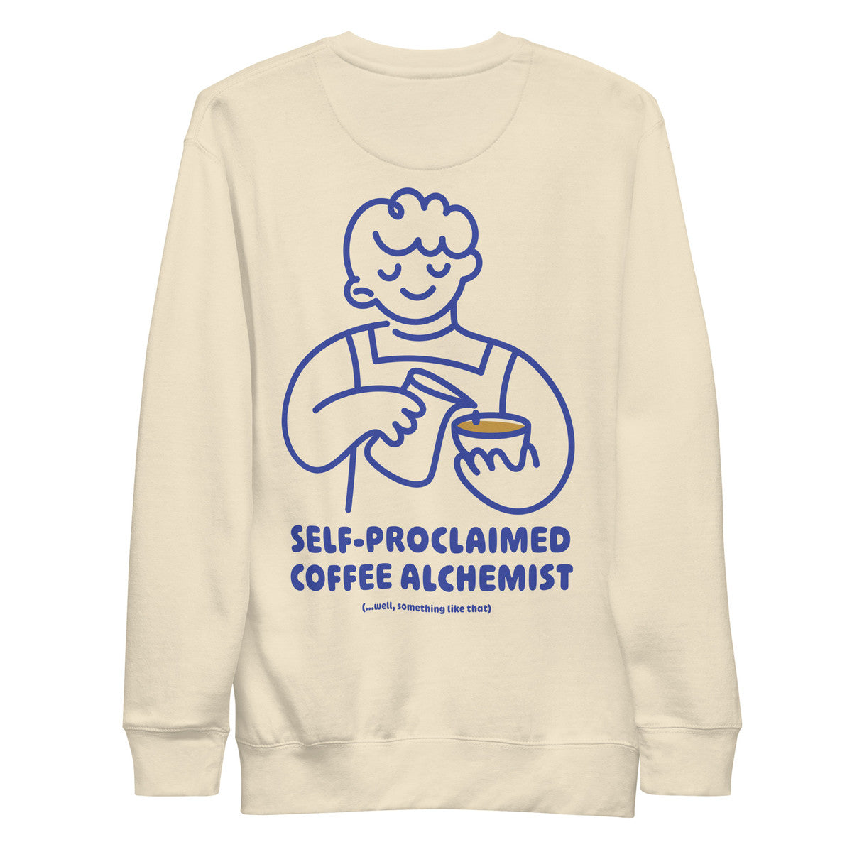 ANCHOR & CREW x GUSTATORY Coffee Alchemist Cotton Blend Embroidered Sweatshirt