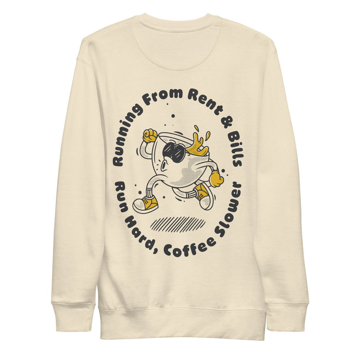 ANCHOR & CREW x GUSTATORY Coffee Over Bills Cotton Blend Embroidered Sweatshirt