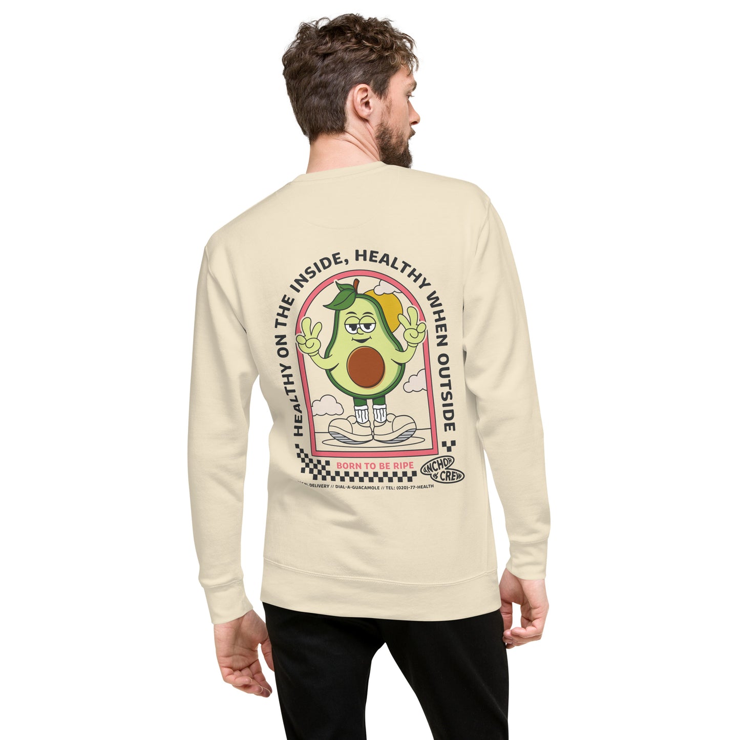 Ripe Avocado Dial-A-Local Organic Cotton Sweatshirt