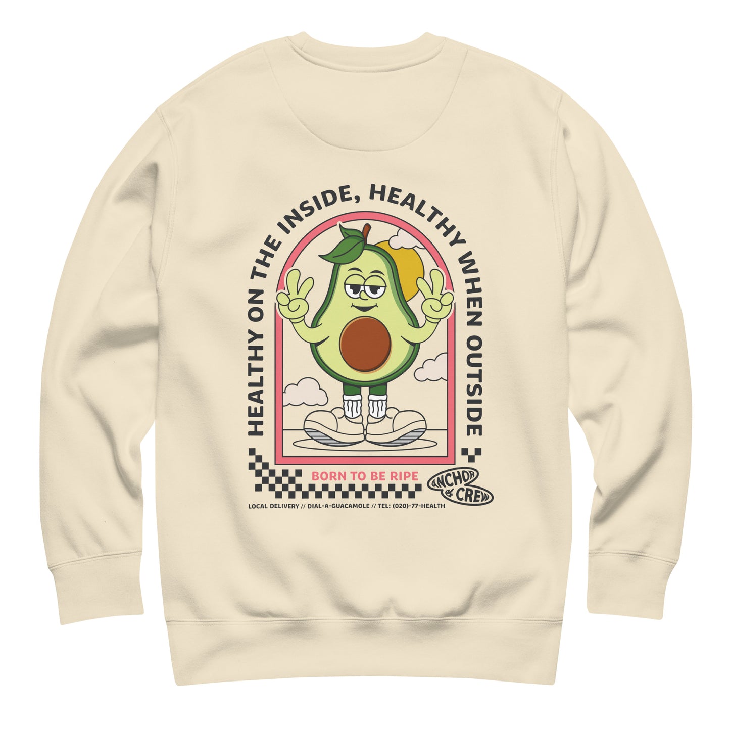 Ripe Avocado Dial-A-Local Organic Cotton Sweatshirt