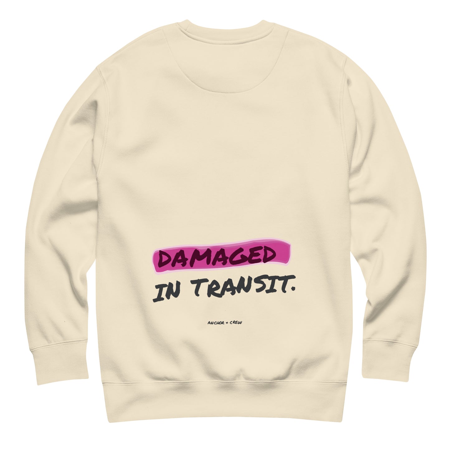Out For Delivery Annotations Organic Cotton Sweatshirt